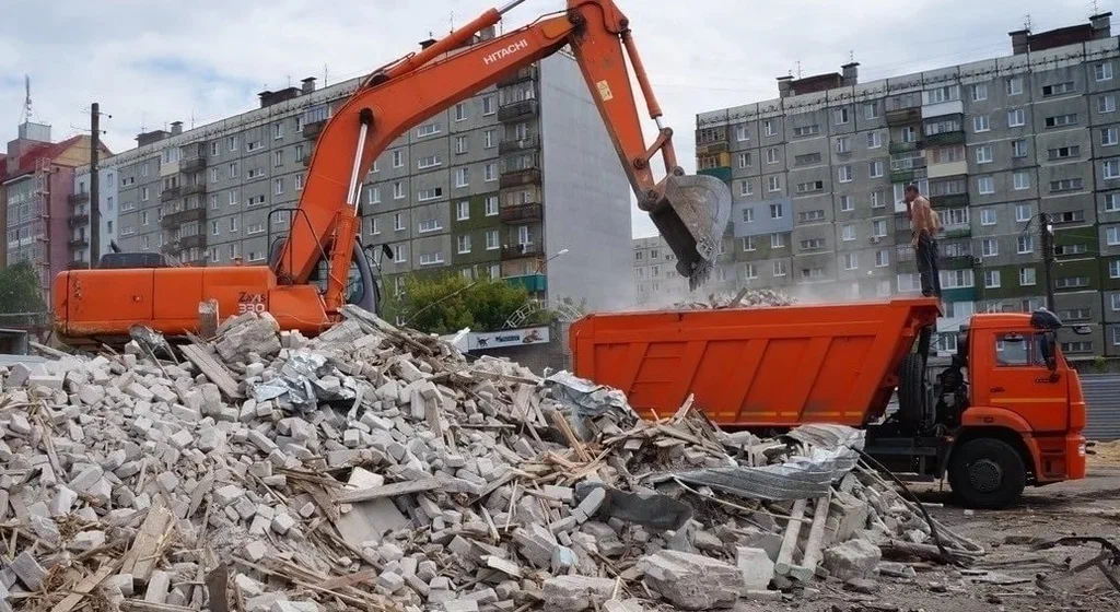 Профессиональный вывоз строительного мусора в Химках в октябре