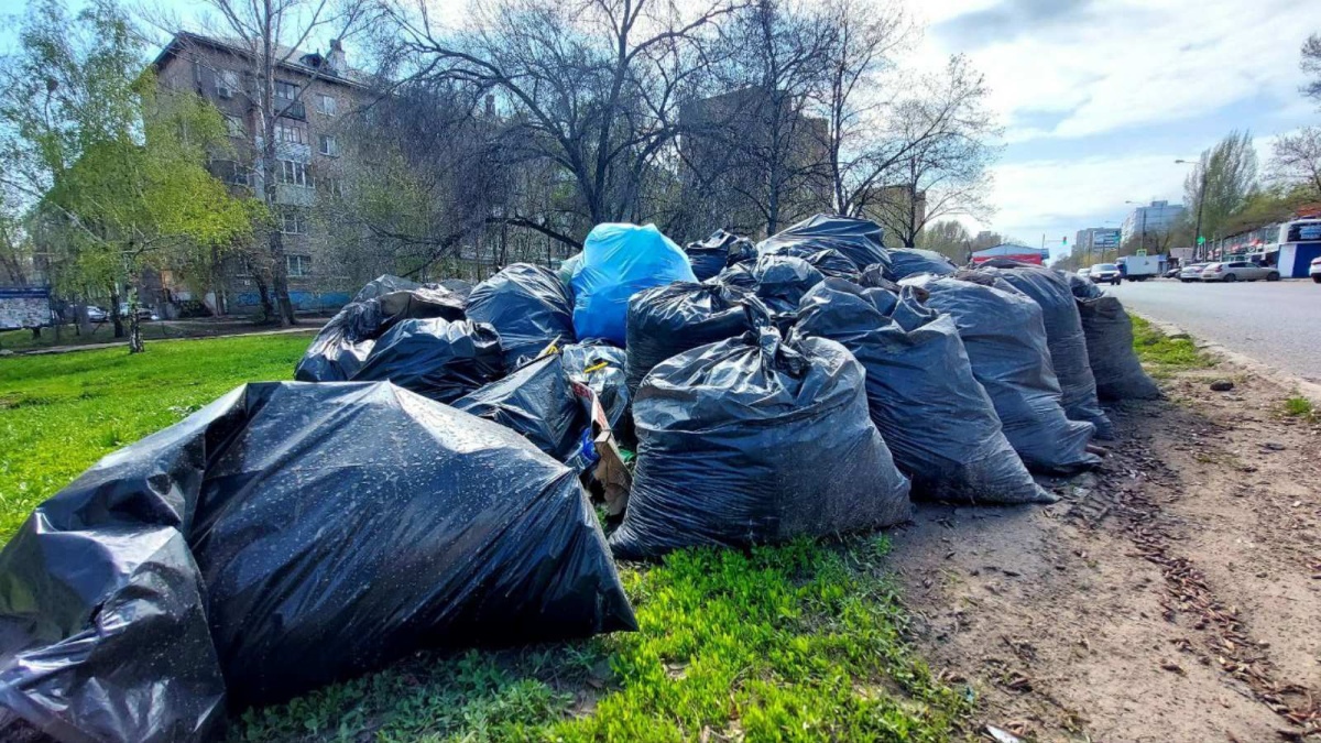 Вывоз и утилизация мусора после субботника в Химках в октябре