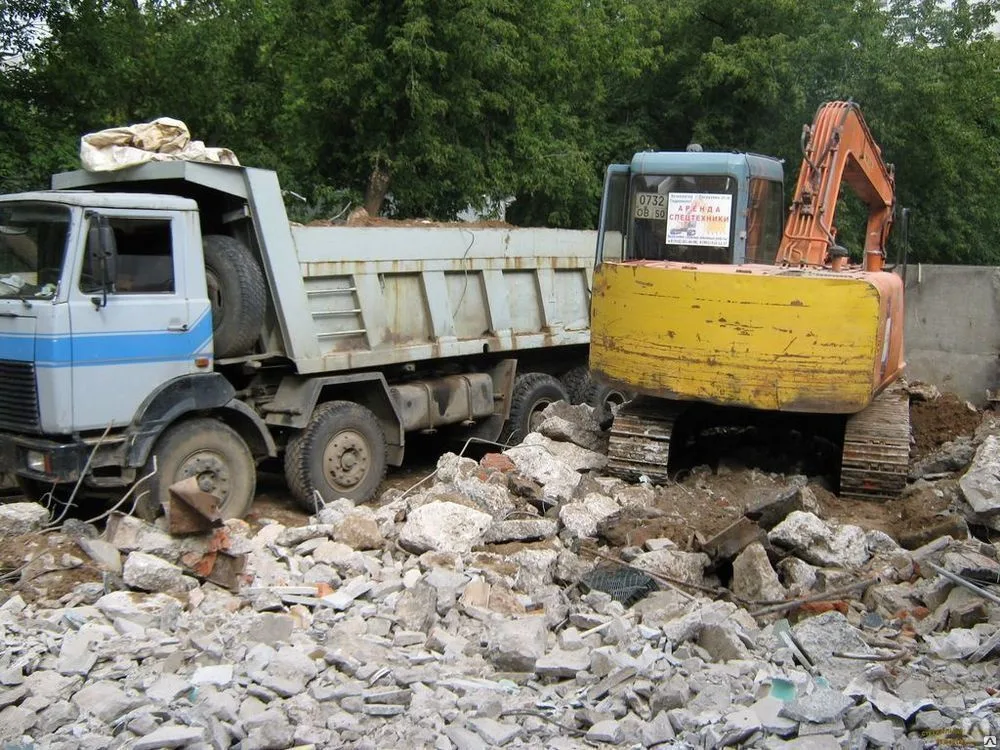 Вывоз бетонного боя и утилизация в Химках в октябре